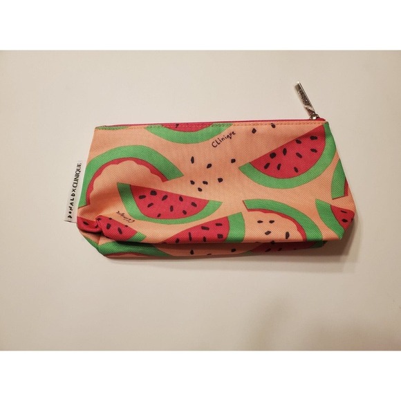 Clinique Tote Bag Purple Multicolored Lining - Picture 1 of 1